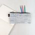 Upcycled Handcrafted Pencil Pouch (PP0726-006) 