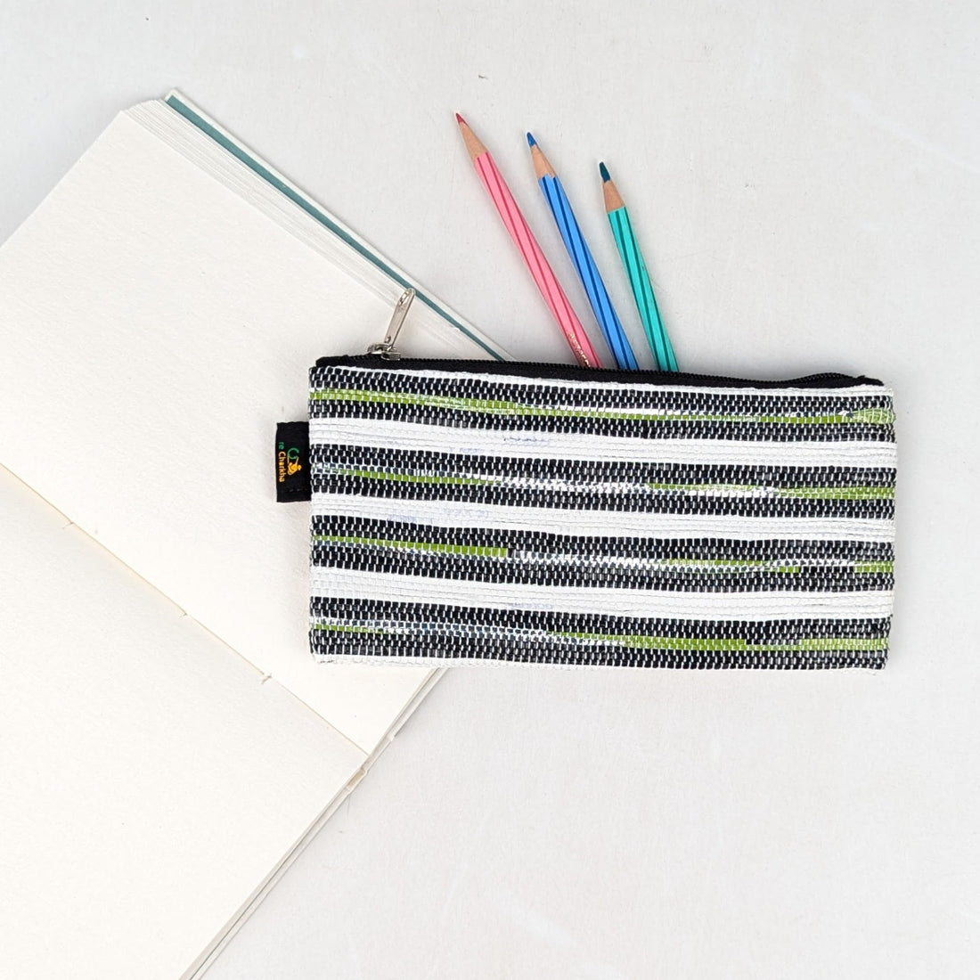 Upcycled Handcrafted Pencil Pouch (PP0726-011)