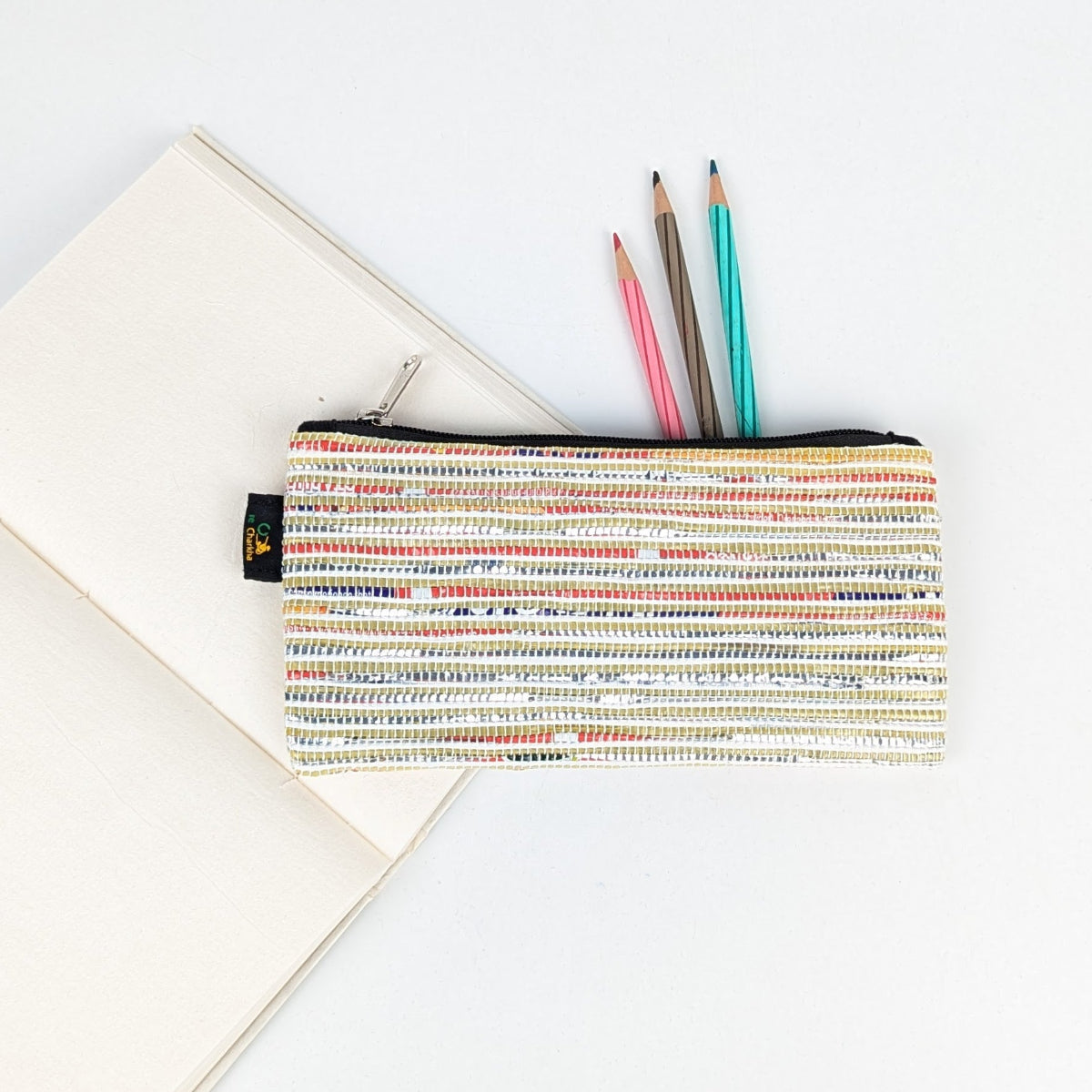 Upcycled Handcrafted Pencil Pouch (PP0926-017)