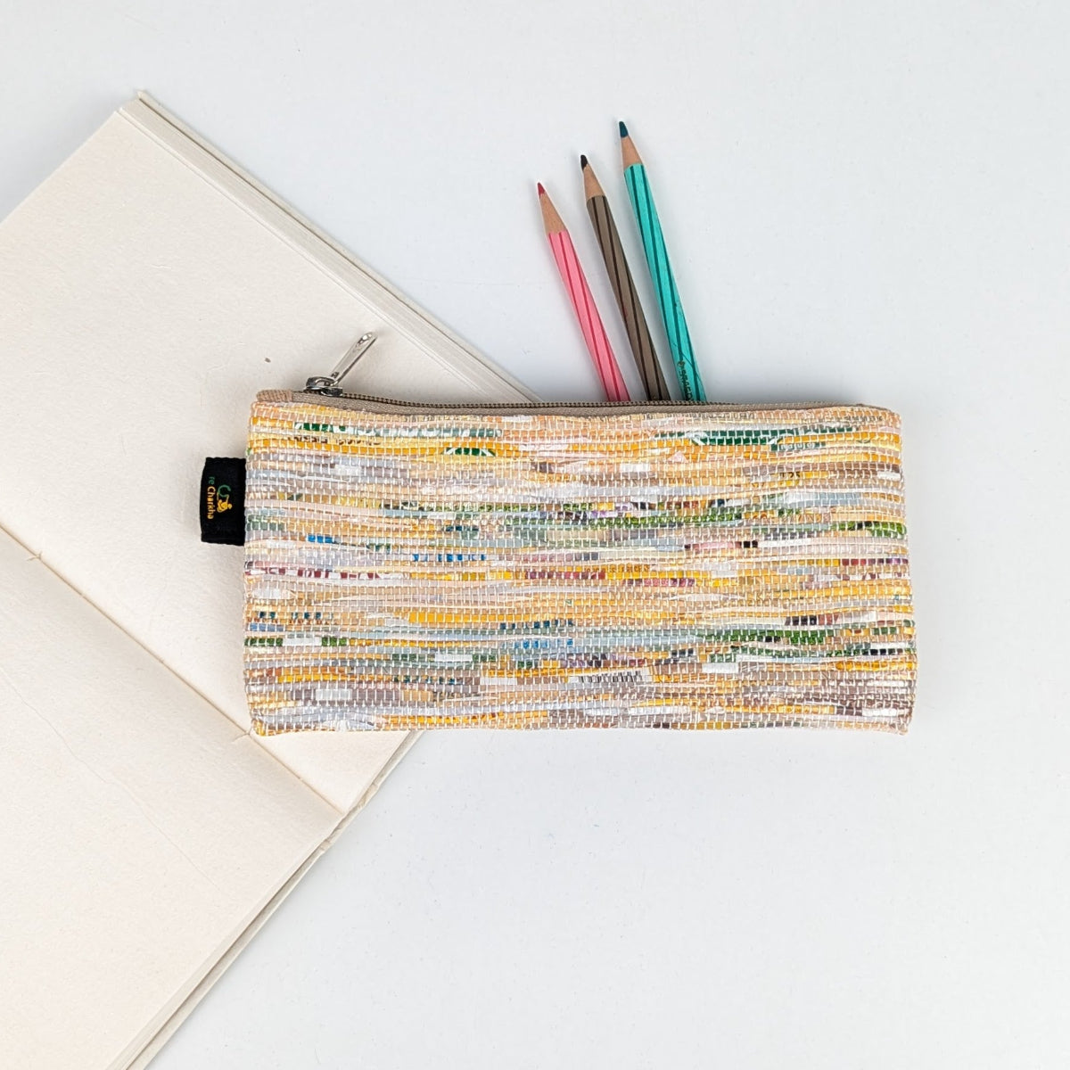 Upcycled Handcrafted Pencil Pouch (PP0926-023)