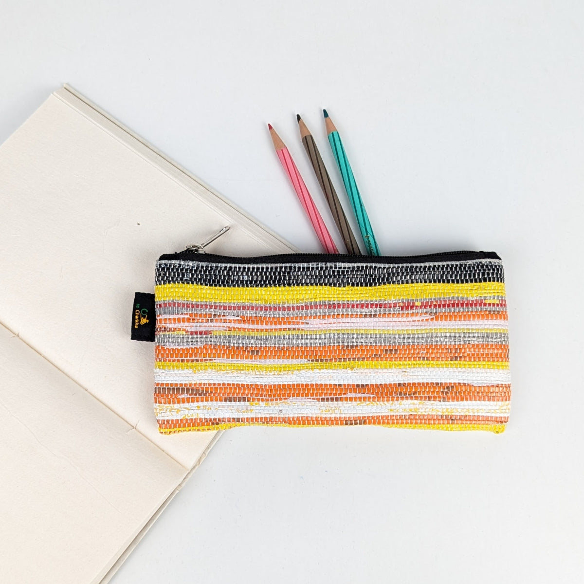 Upcycled Handcrafted Pencil Pouch (PP0926-026)