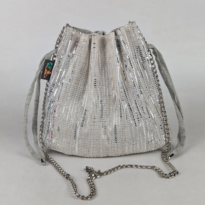 Upcycled Handcrafted Potli Sling (PS0325-013) PS_W