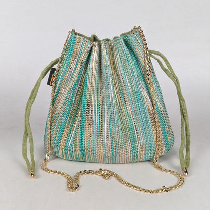 Upcycled Handcrafted Potli Sling (PS0325-003) PS_W