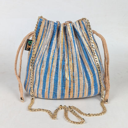 Upcycled Handcrafted Potli Sling (PS0325-004) PS_W