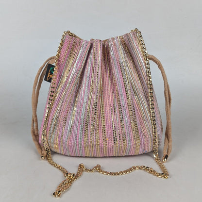 Upcycled Handcrafted Potli Sling (PS0325-007) PS_W