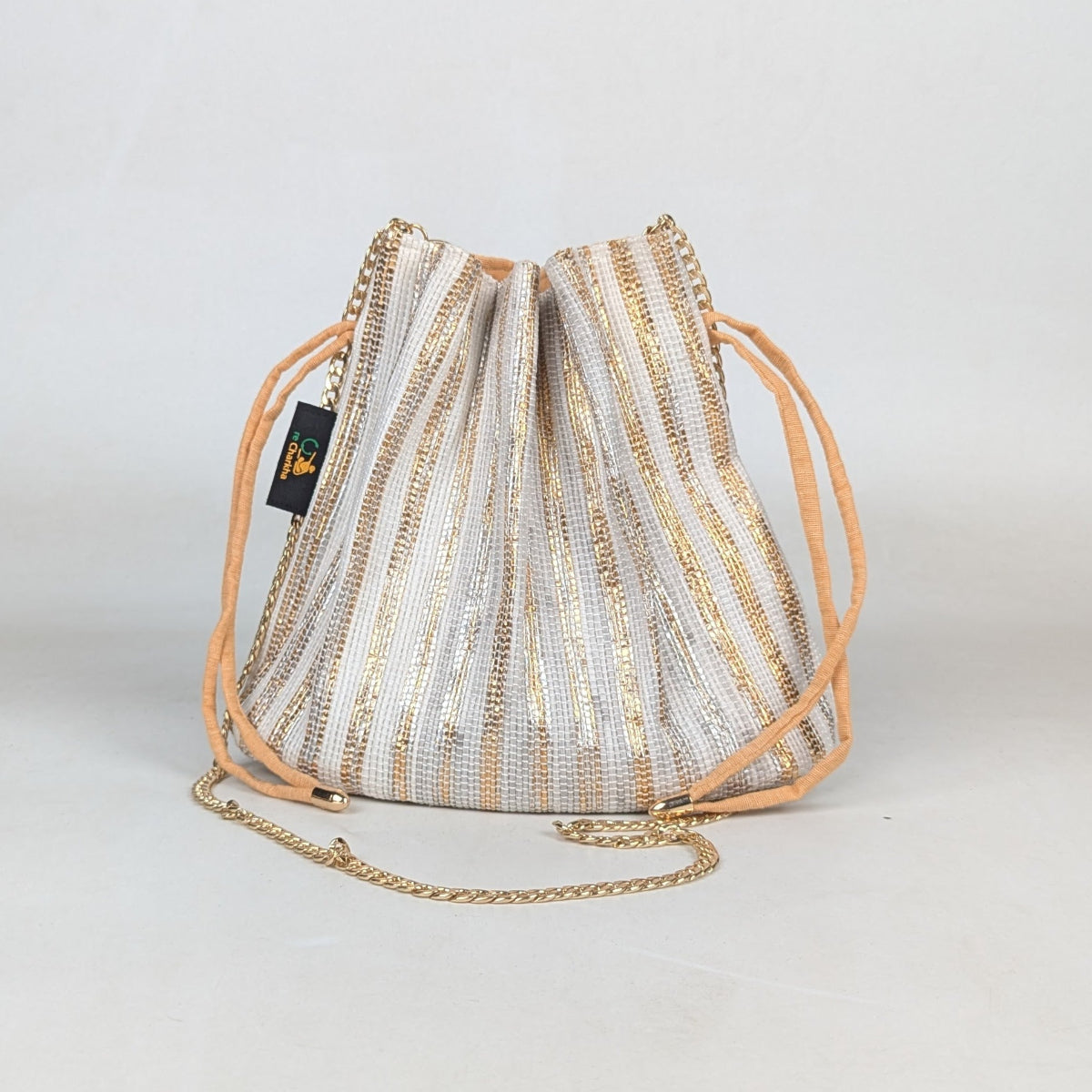 Upcycled Handcrafted Potli Sling (PS0326-005) PS_W 