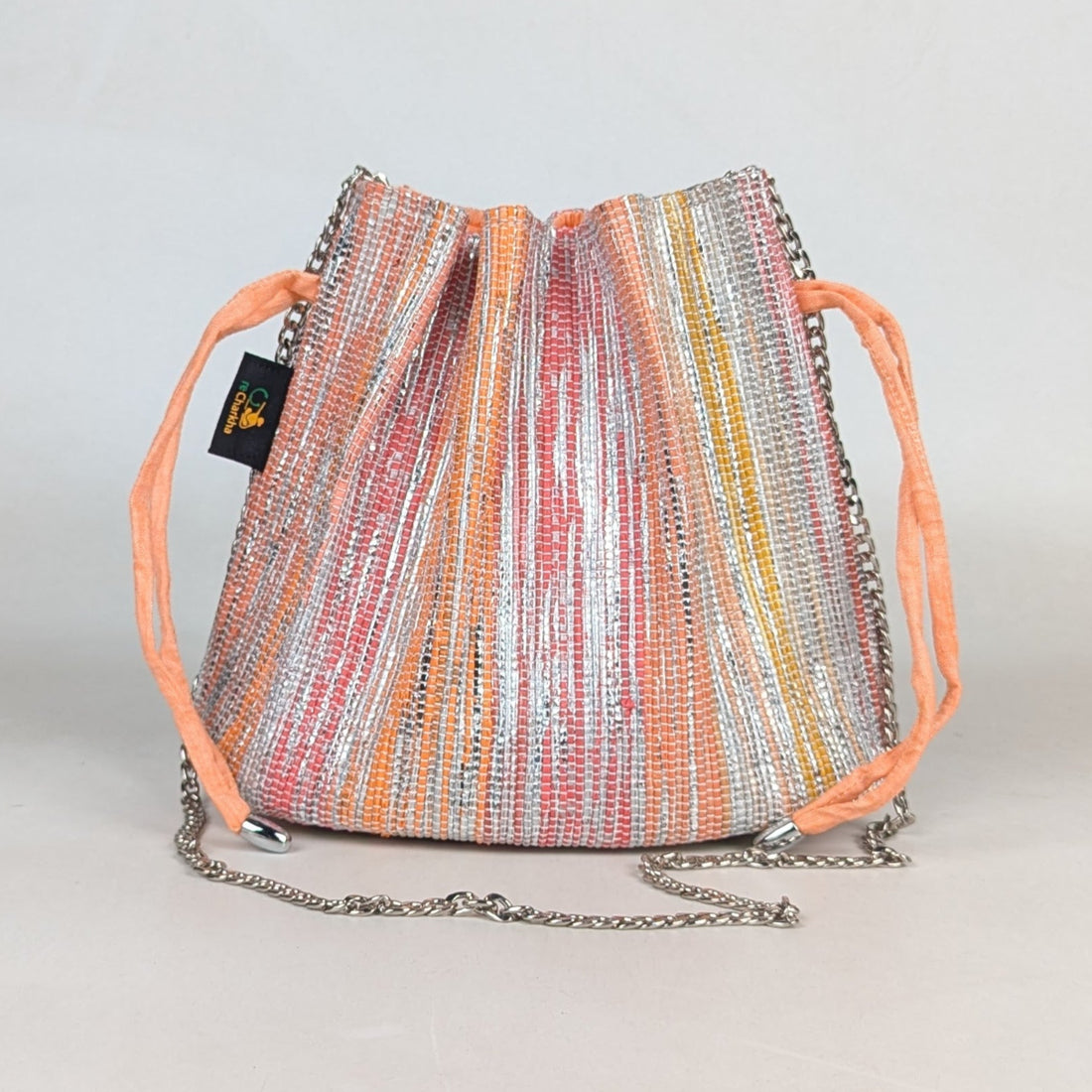 Upcycled Handcrafted Potli Sling (PS0426-005) PS_W 