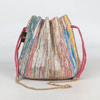 Upcycled Handcrafted Potli Sling (PS0626-007) 