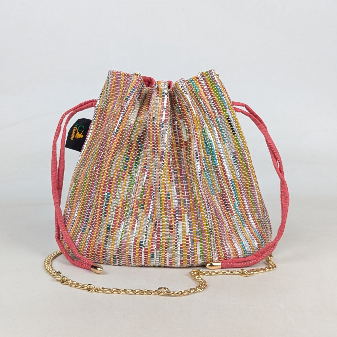 Upcycled Handcrafted Potli Sling (PS0626-008) 