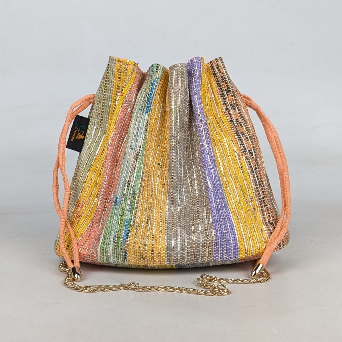 Upcycled Handcrafted Potli Sling (PS0626-009) 