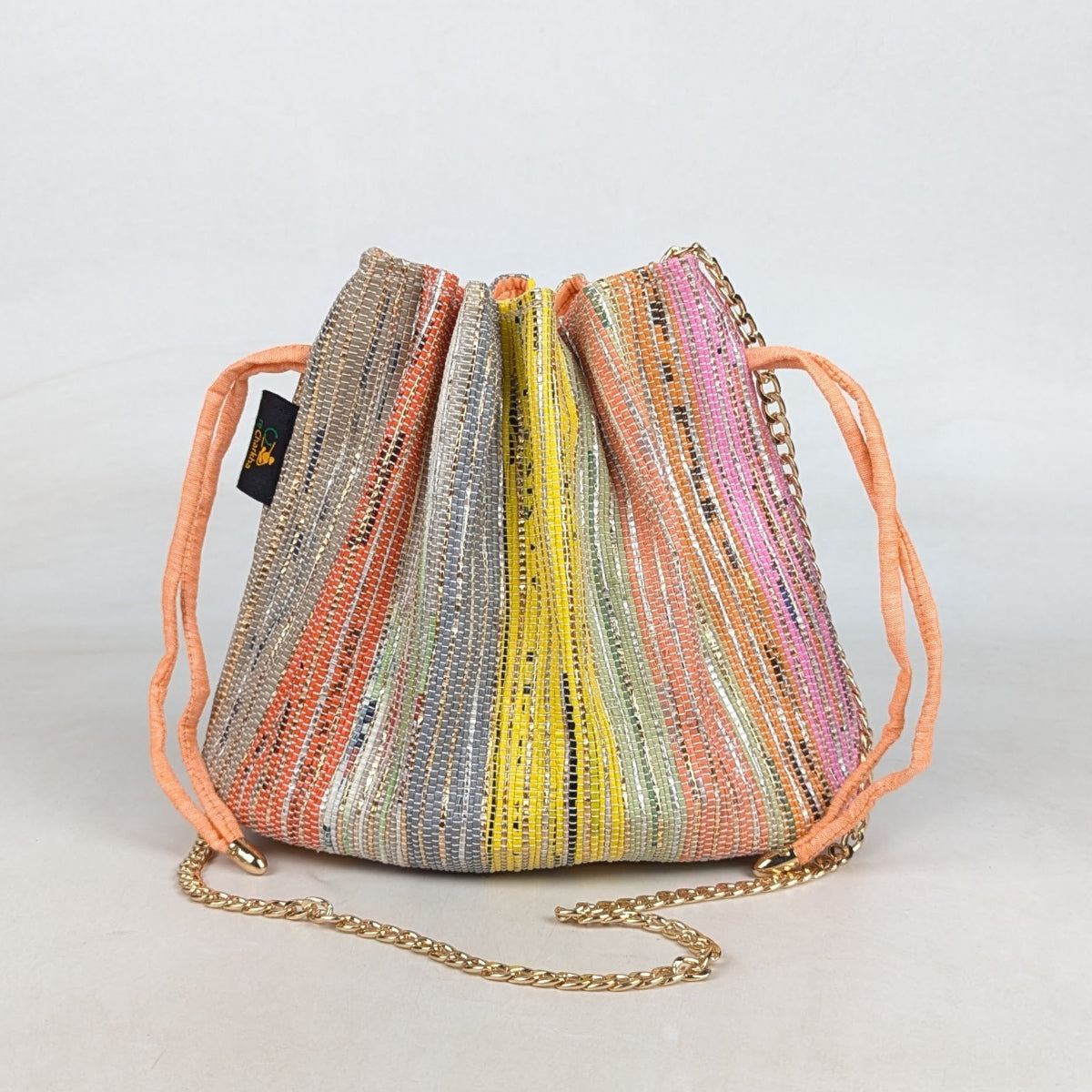 Upcycled Handcrafted Potli Sling (PS0626-011) 