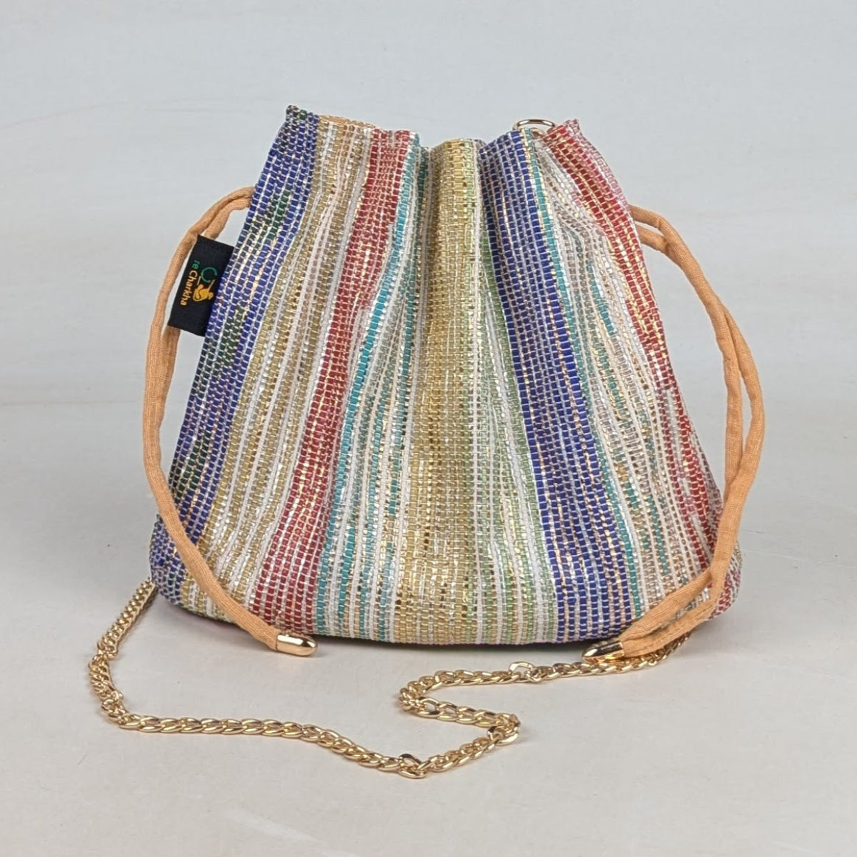Upcycled Handcrafted Potli Sling (PS0726-007) 