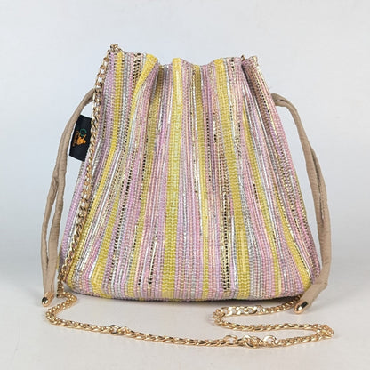 Upcycled Handcrafted Potli Sling (PS1125-004) PS_W