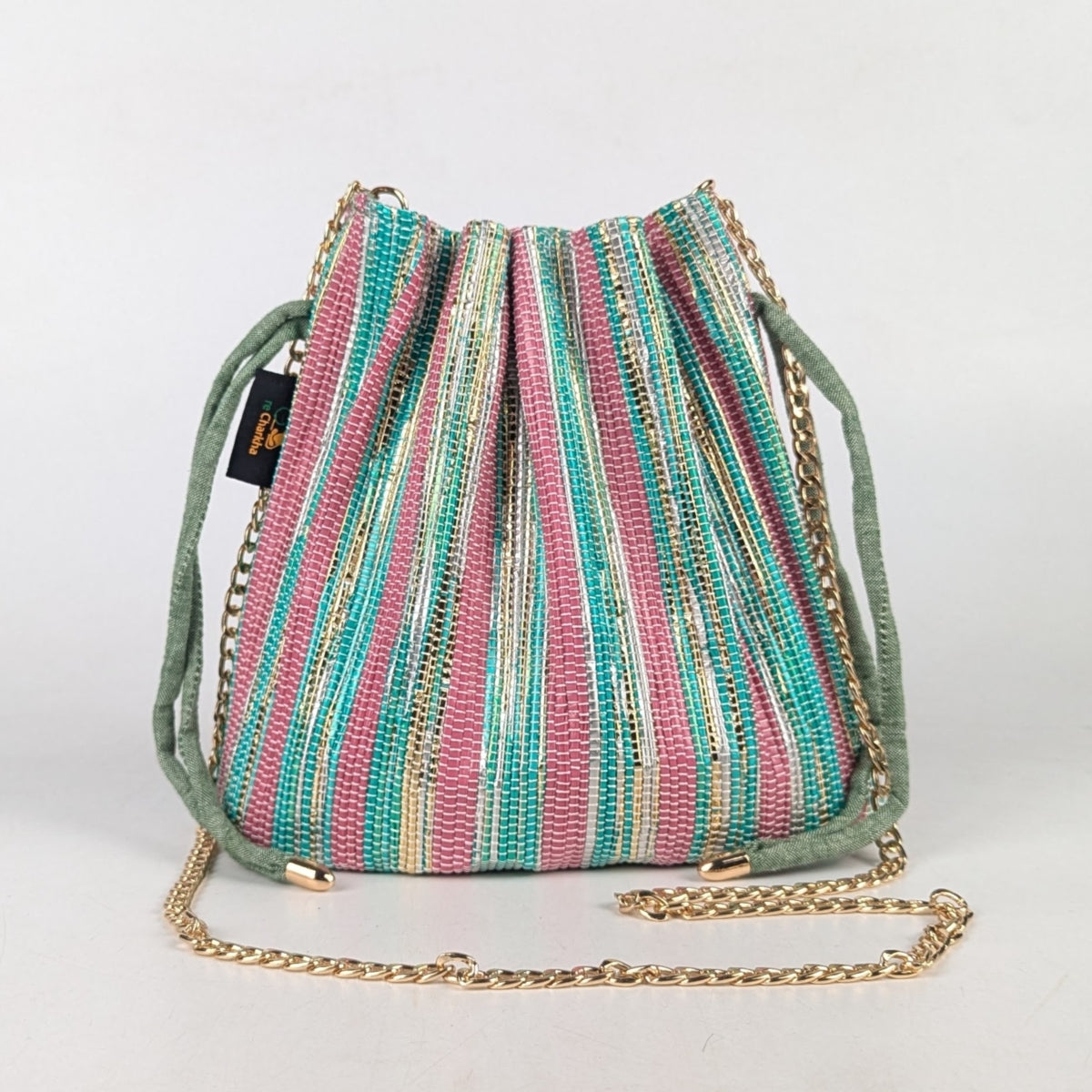 Upcycled Handcrafted Potli Sling (PS1125-006) PS_W