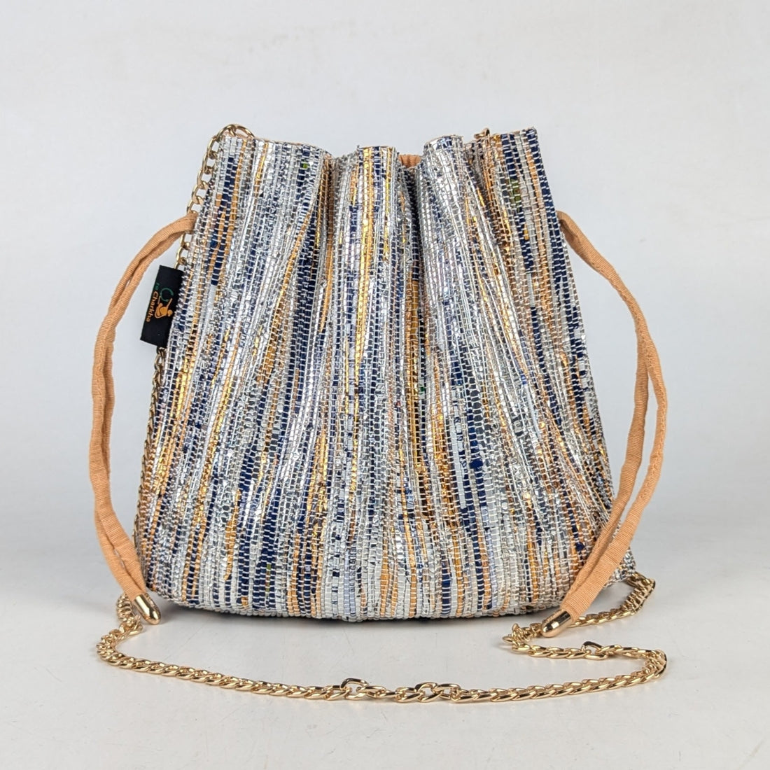 Upcycled Handcrafted Potli Sling (PS1125-007) PS_W