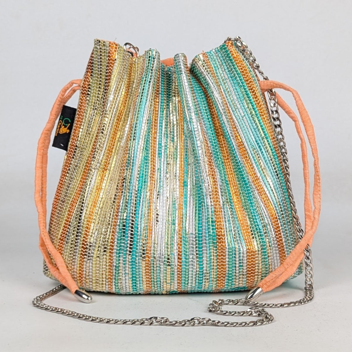 Upcycled Handcrafted Potli Sling (PS1225-007) PS_W