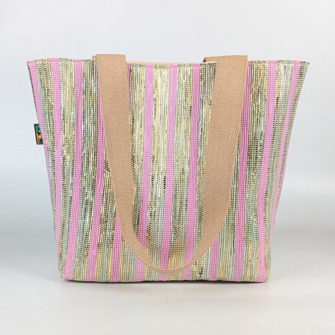 Upcycled Handcrafted Shopper Tote (ST1025-014) PS_W