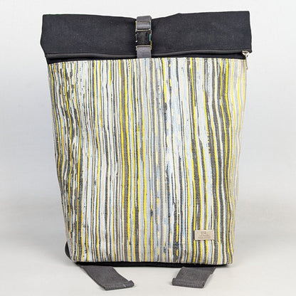 Upcycled Handcrafted Spartan Backpack (SBP0126-001) PS_W