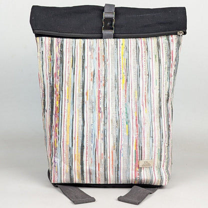 Upcycled Handcrafted Spartan Backpack (SBP0126-003) PS_W