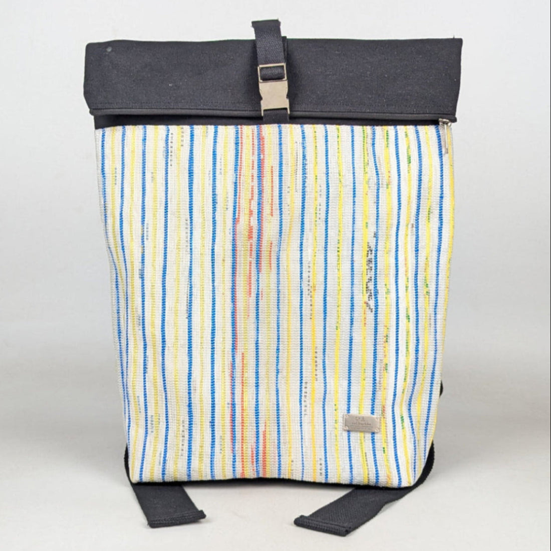 Upcycled Handcrafted Spartan Backpack (SBP0326-001) PS_W