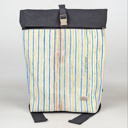 Upcycled Handcrafted Spartan Backpack (SBP0326-001) PS_W