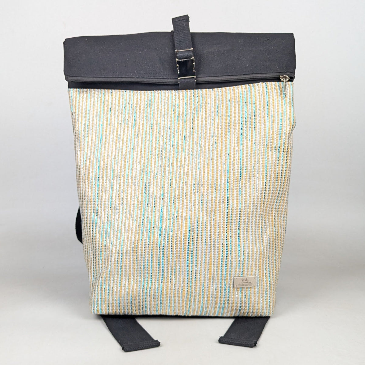 Upcycled Handcrafted Spartan Backpack (SBP0326-005) PS_W
