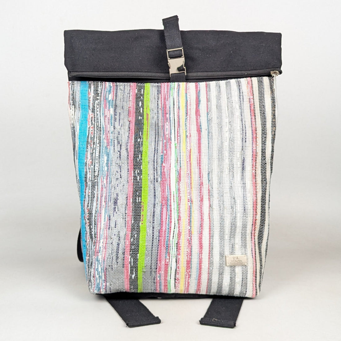 Upcycled Handcrafted Spartan Backpack (SBP0326-007) PS_W