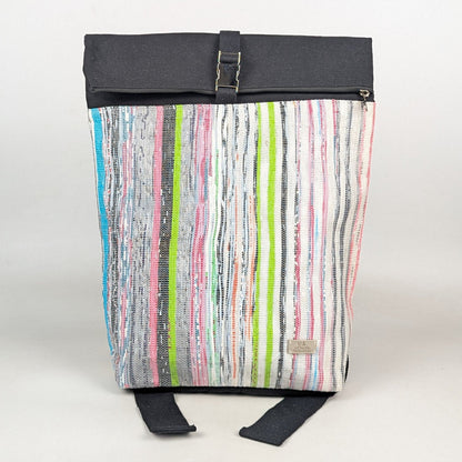 Upcycled Handcrafted Spartan Backpack (SBP0426-001) PS_W 
