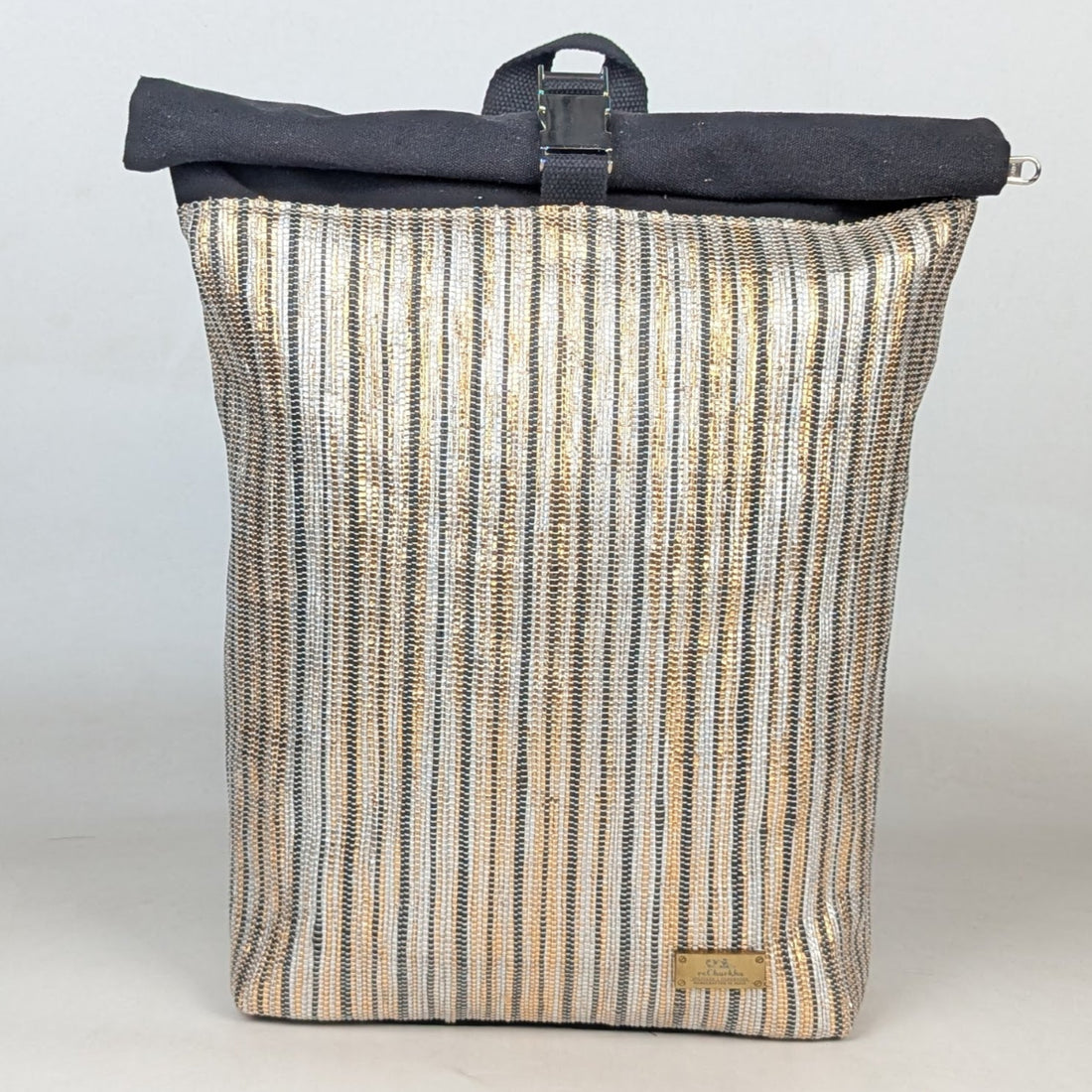 Upcycled Handcrafted Spartan Backpack (SBP0426-004) PS_W