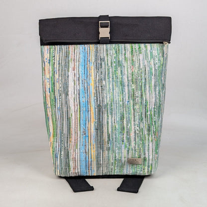 Upcycled Handcrafted Spartan Backpack (SBP0526-006) PS_W