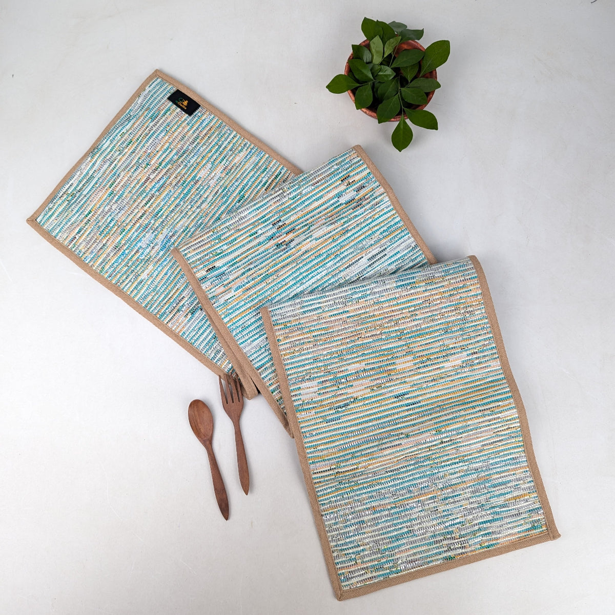 Upcycled Handcrafted Table Runner (TR0626-003) PS_W