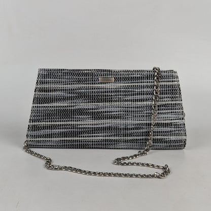 Upcycled Handcrafted Trapeze Clutch (TC0425-003) PS_W
