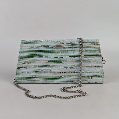 Upcycled Handcrafted Trapeze Clutch (TC0425-006) PS_W