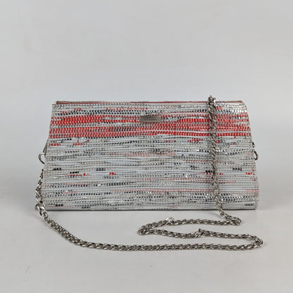 Upcycled Handcrafted Trapeze Clutch (TC0425-018) PS_W