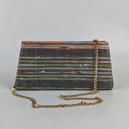 Upcycled Handcrafted Trapeze Clutch (TC0425-023) PS_W