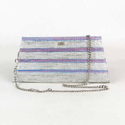 Upcycled Handcrafted Trapeze Clutch (TC0426-003) 