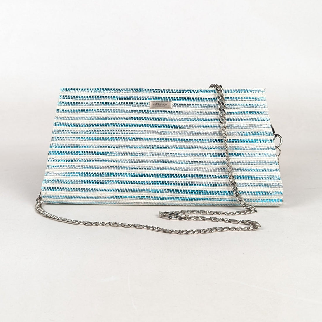 Upcycled Handcrafted Trapeze Clutch (TC0426-005) 