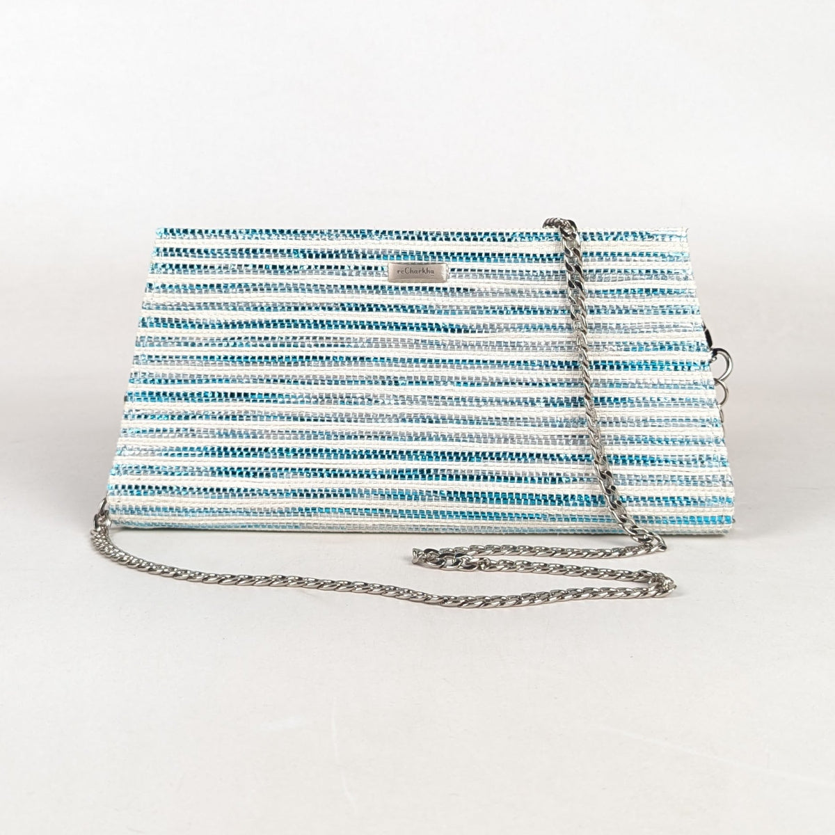 Upcycled Handcrafted Trapeze Clutch (TC0426-005) 