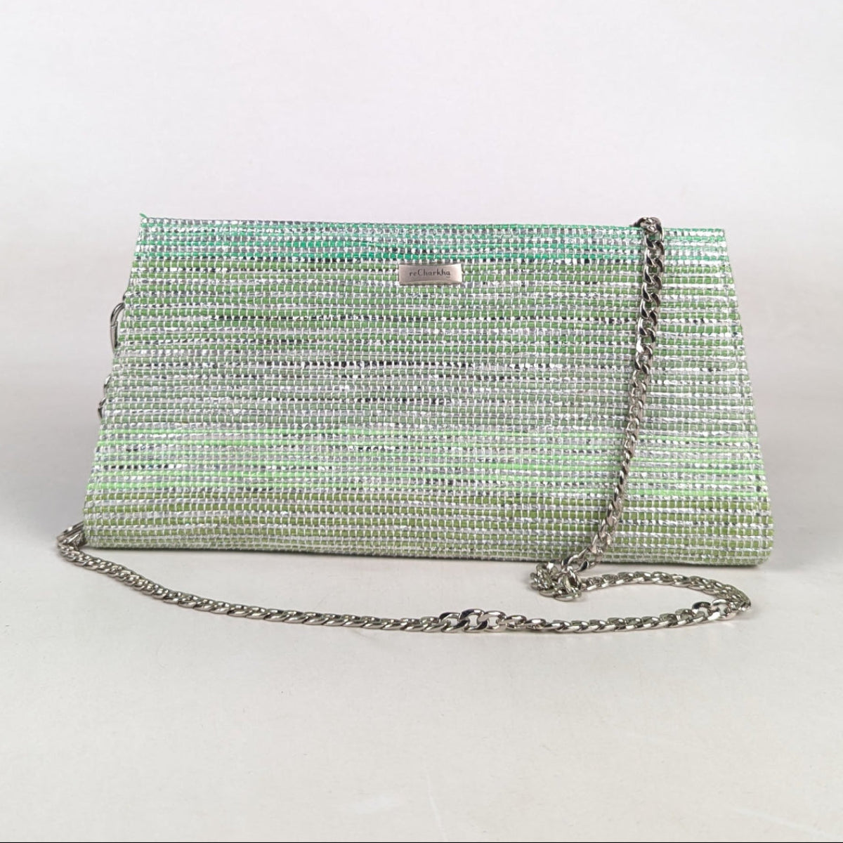 Upcycled Handcrafted Trapeze Clutch (TC0426-007) 
