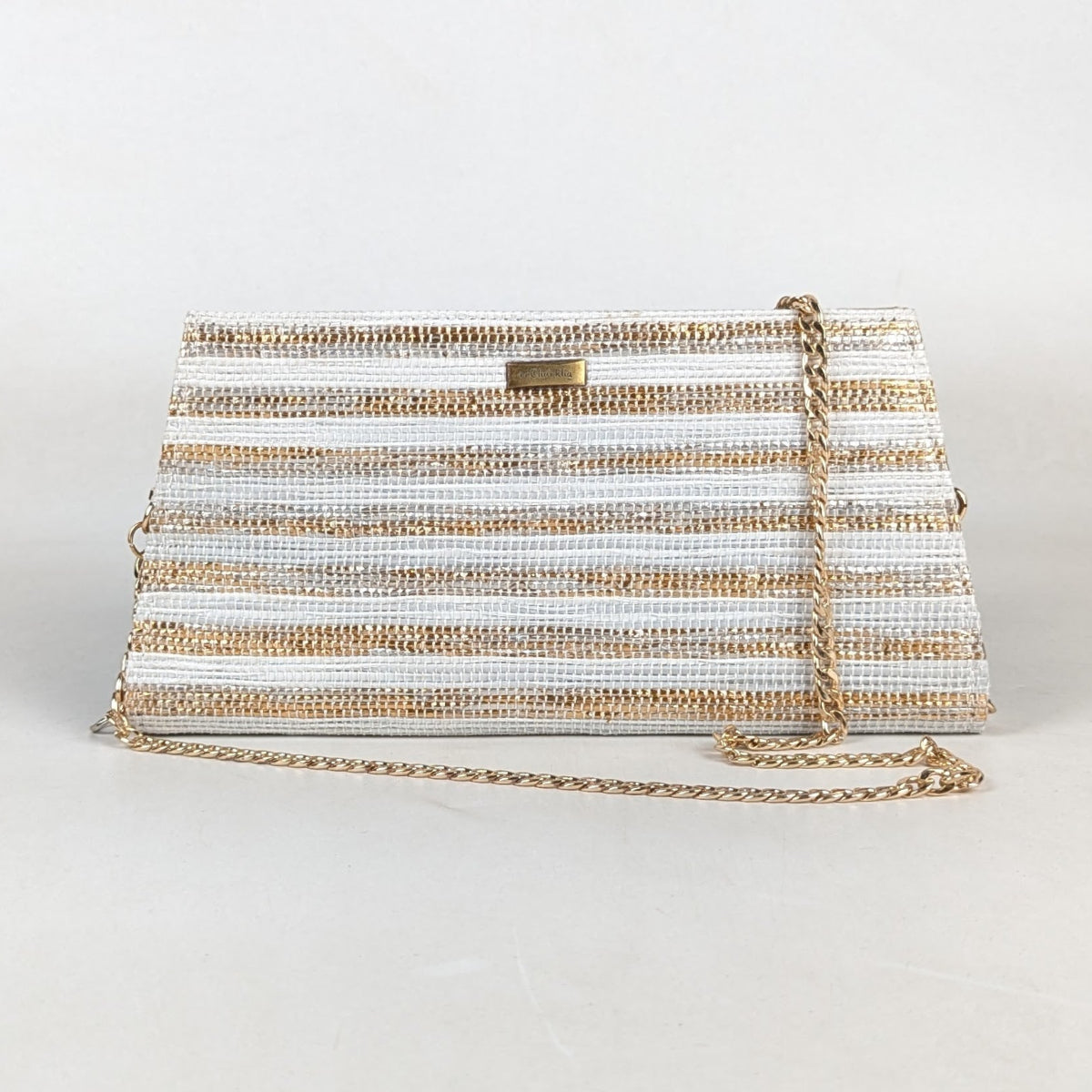 Upcycled Handcrafted Trapeze Clutch (TC0426-011) 