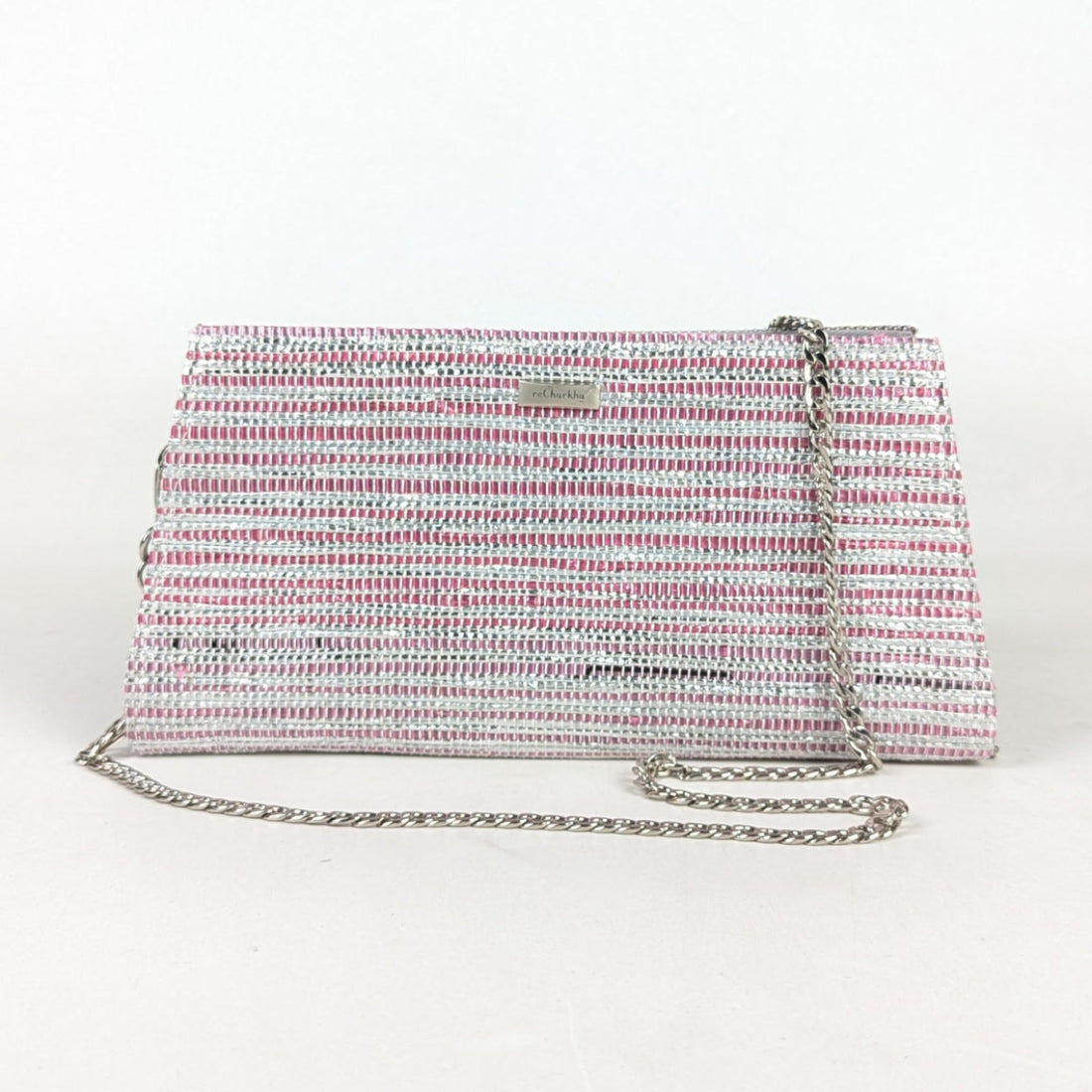 Upcycled Handcrafted Trapeze Clutch (TC0426-014) 