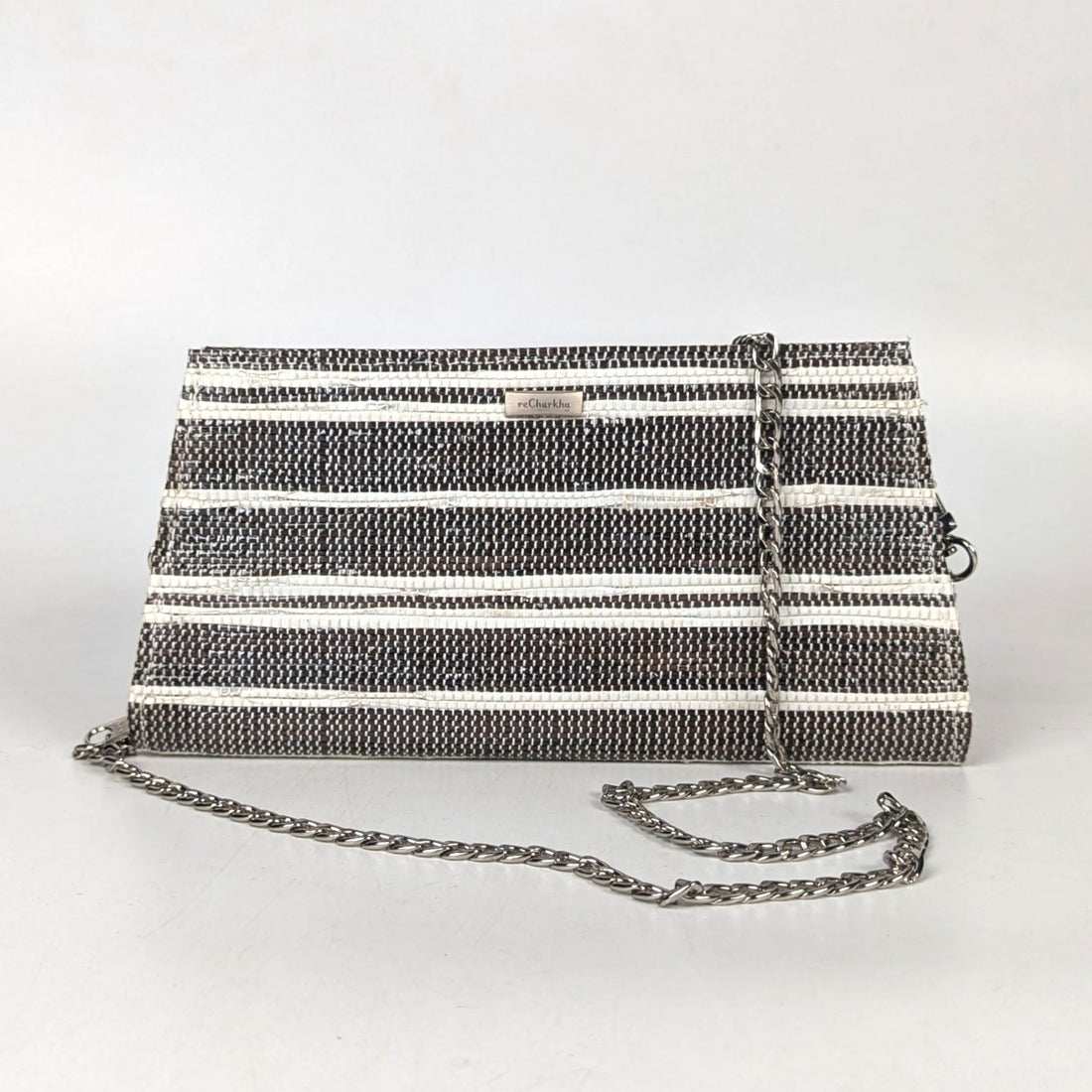 Upcycled Handcrafted Trapeze Clutch (TC0825-006) PS_W