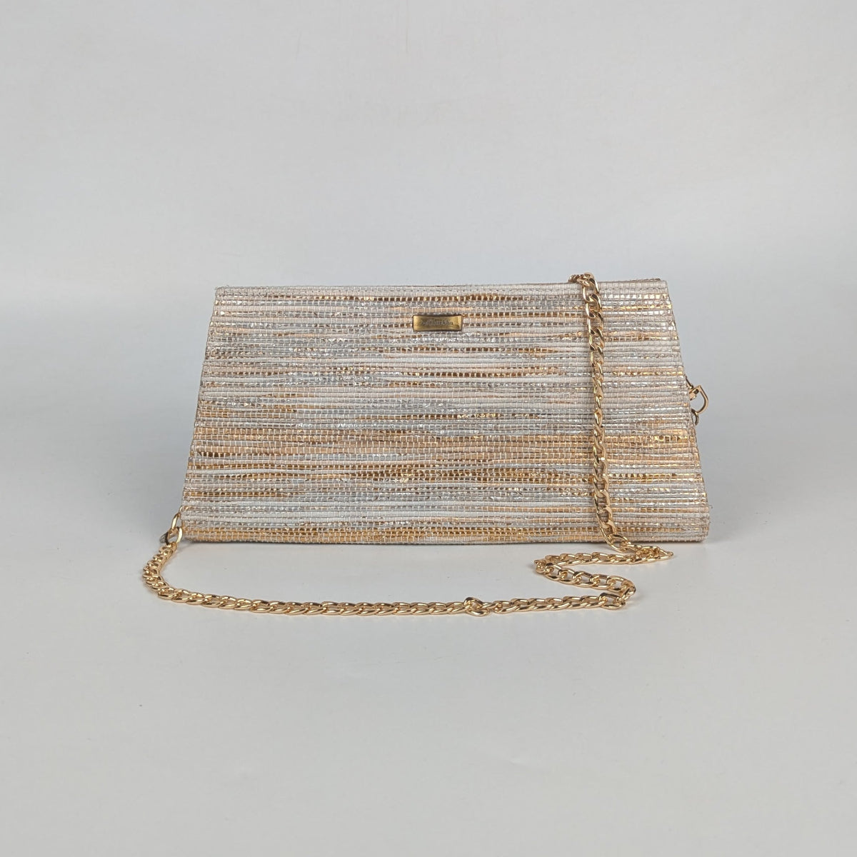 Upcycled Handcrafted Trapeze Clutch (TC0826-002)