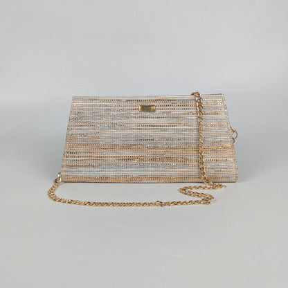 Upcycled Handcrafted Trapeze Clutch (TC0826-002)