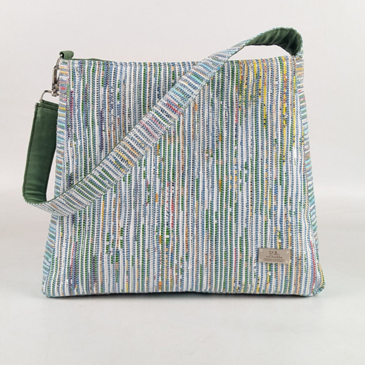 Upcycled Handcrafted Trapeze Tote (TT0425-004) PS_W