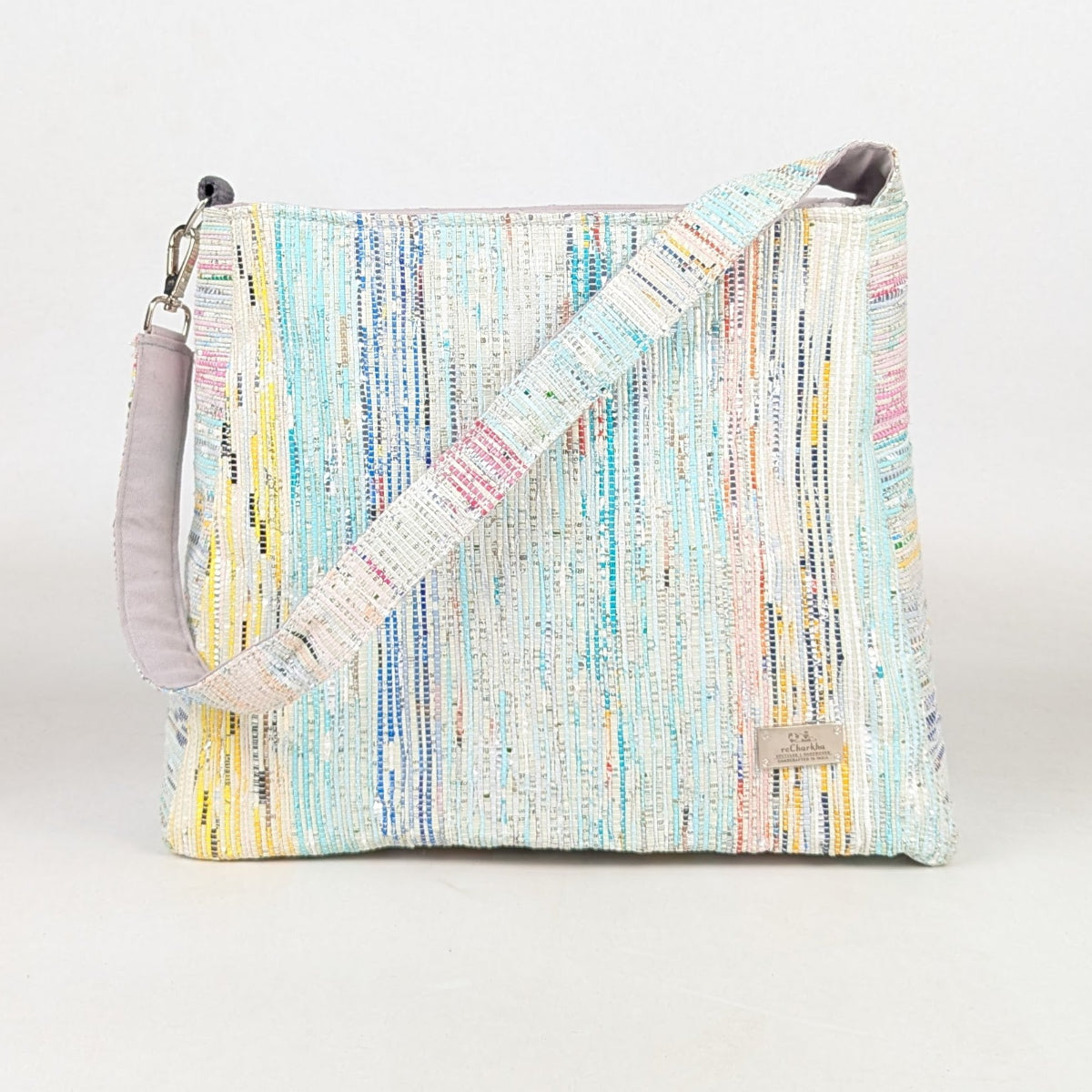 Upcycled Handcrafted Trapeze Tote (TT0426-007) PS_W 
