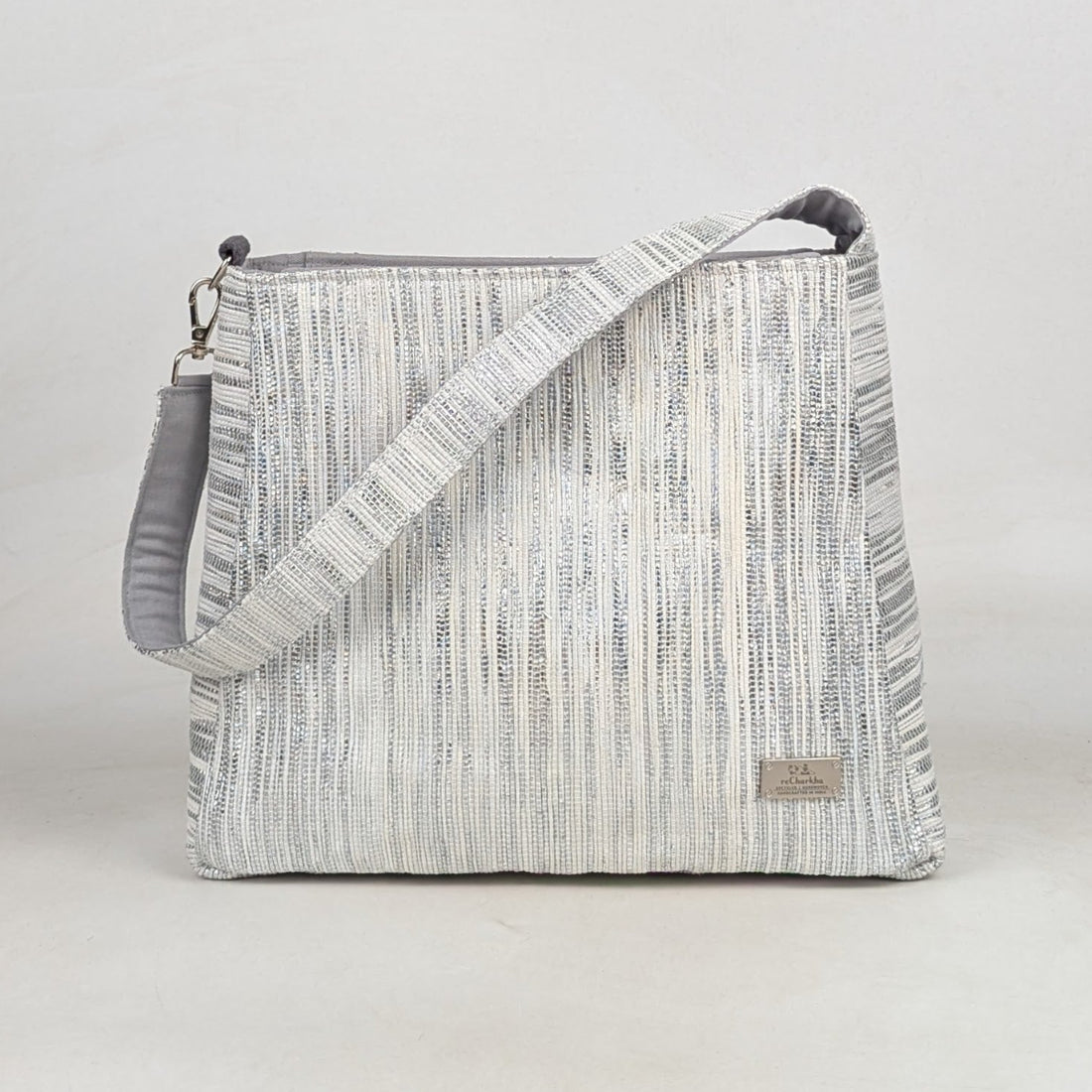 Upcycled Handcrafted Trapeze Tote (TT0626-007) PS_W