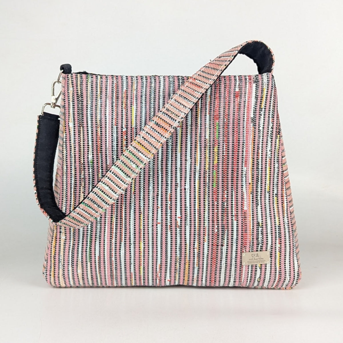 Upcycled Handcrafted Trapeze Tote (TT0725-005) PS_W