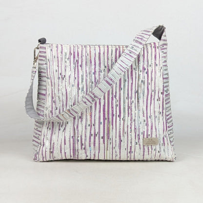 Upcycled Handcrafted Trapeze Tote (TT0726-001) 