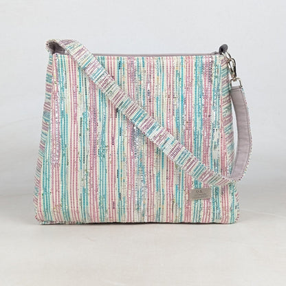 Upcycled Handcrafted Trapeze Tote (TT0726-003) 